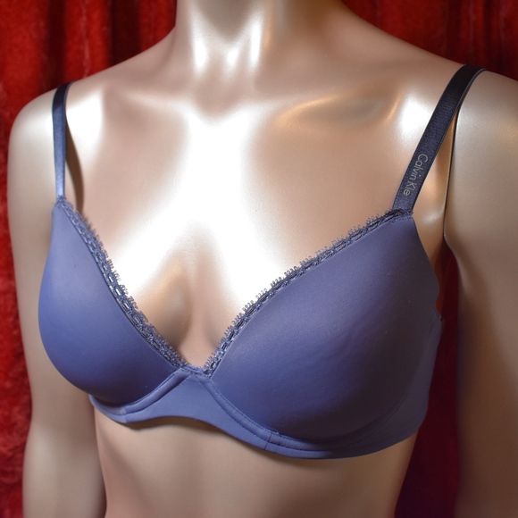 Calvin Klein Other - Calvin Klein Lightly Lined Push-up Bra Indigo